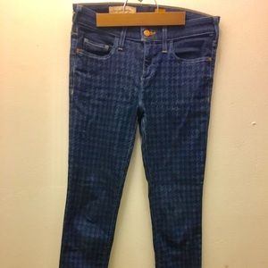 Anthropolgie Pilcro Houndstooth Denim skinny Jeans